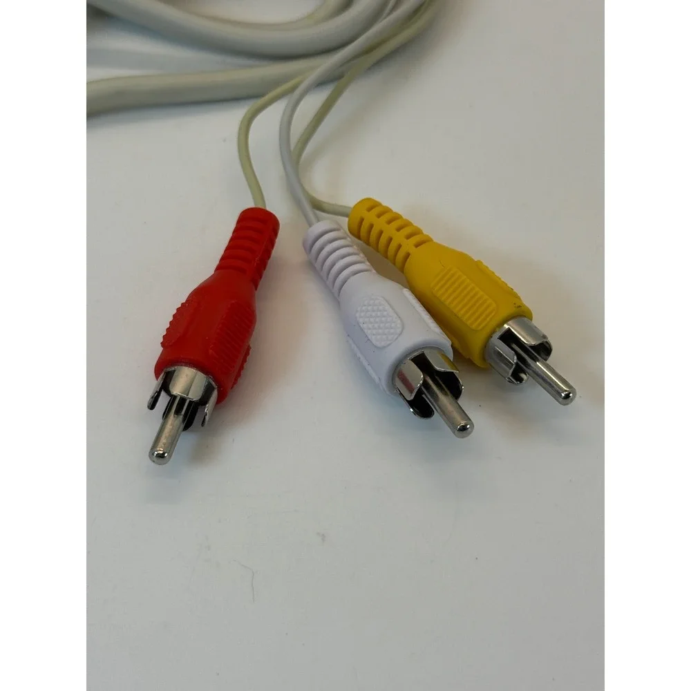 VTG 3.5mm to 3 RCA AV Composite Audio Video‎ Cable Adapter NOS Retro Gaming